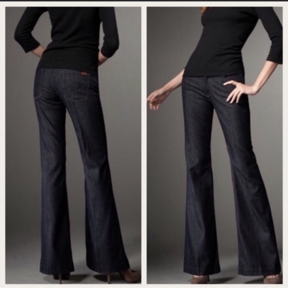 7 for all Mankind Ginger high rise flare jeans